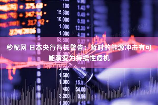 秒配网 日本央行行长警告：暂时的能源冲击有可能演变为持续性危机